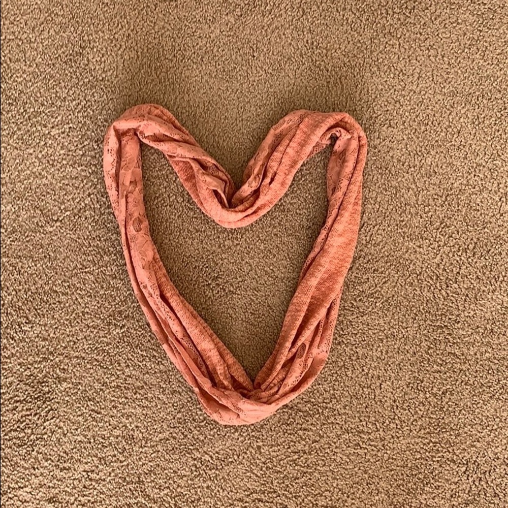 Infinity lace scarf
